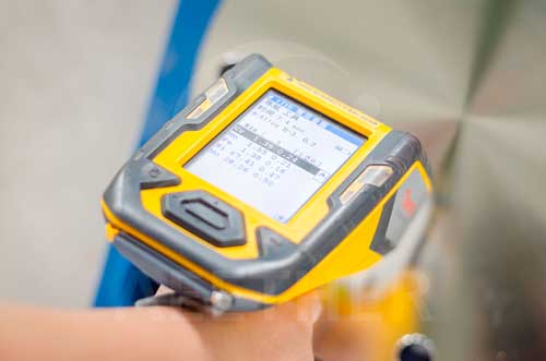 Hastelloy G-3 flange PMI test