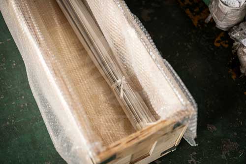 Incoloy DS capillary tube in wooden case