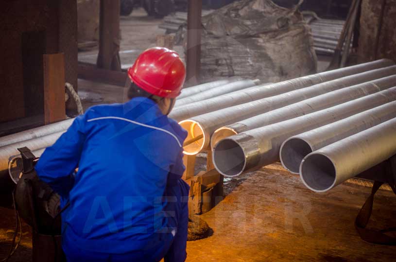 Inconel 601GC seamless pipe polishing