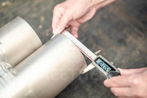 Inconel 601GC seamless pipe diameter inspection