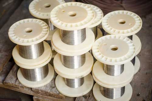 Monel R-405 wire in spools