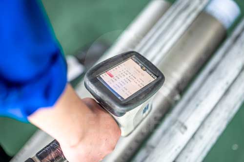 Inconel 601GC seamless pipe eddy current testing