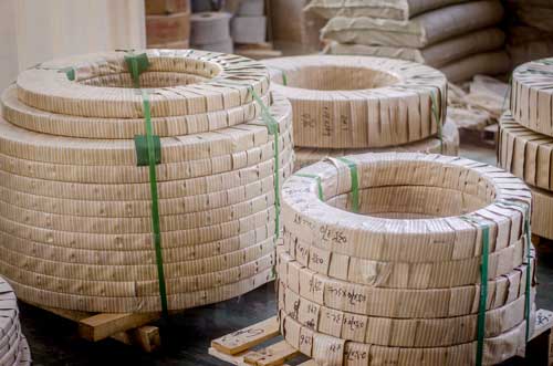 Hastelloy C-276 strip packed on the pallet