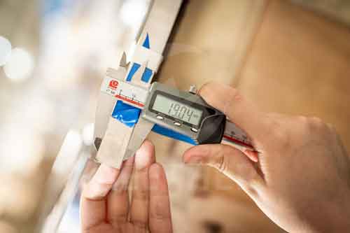 Hastelloy C-276 strip width inspection