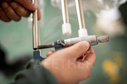 cold drawing for Incoloy DS capillary tube size inspection
