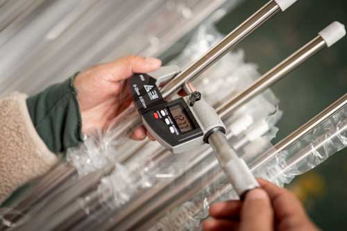 Incoloy DS capillary tube diameter inspection