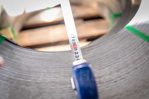 Hastelloy C-276 strip inner coil diameter inspection
