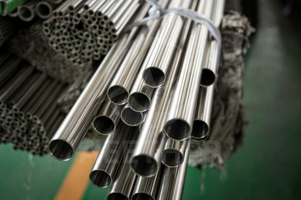 photo of nickel alloy pipes