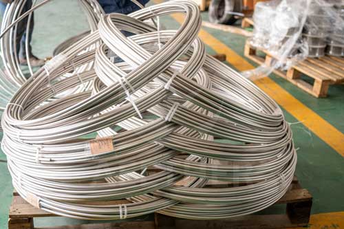 Monel R-405 wire diameter inspection