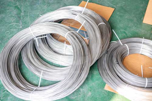 Monel R-405 wire in coils